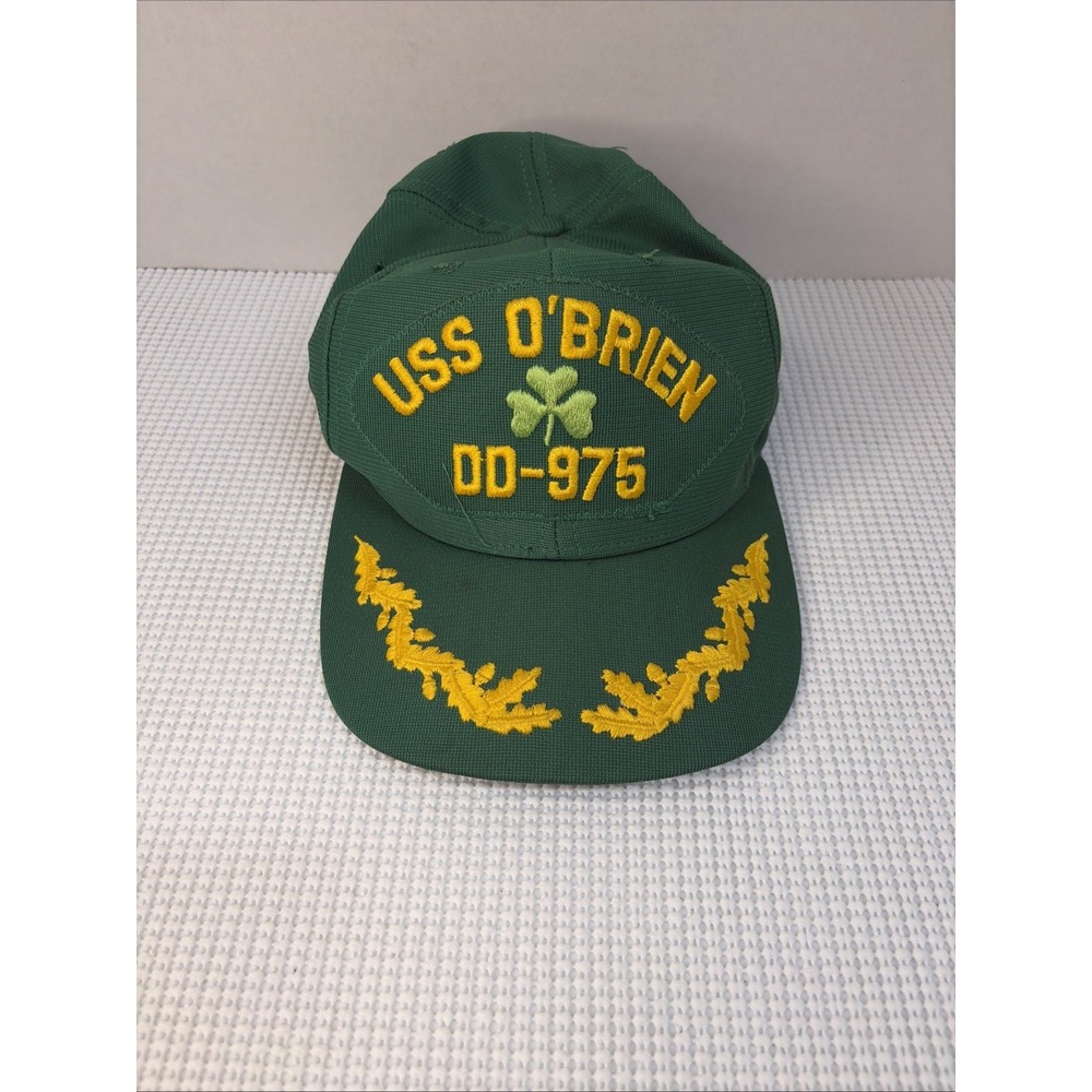 Green USS O'Brien DD-975 Ball Cap